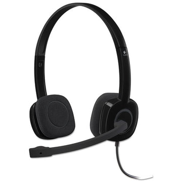 Logitech® H151 Binaural Over-the-head Stereo Headset, Black freeshipping - TVN Wholesale